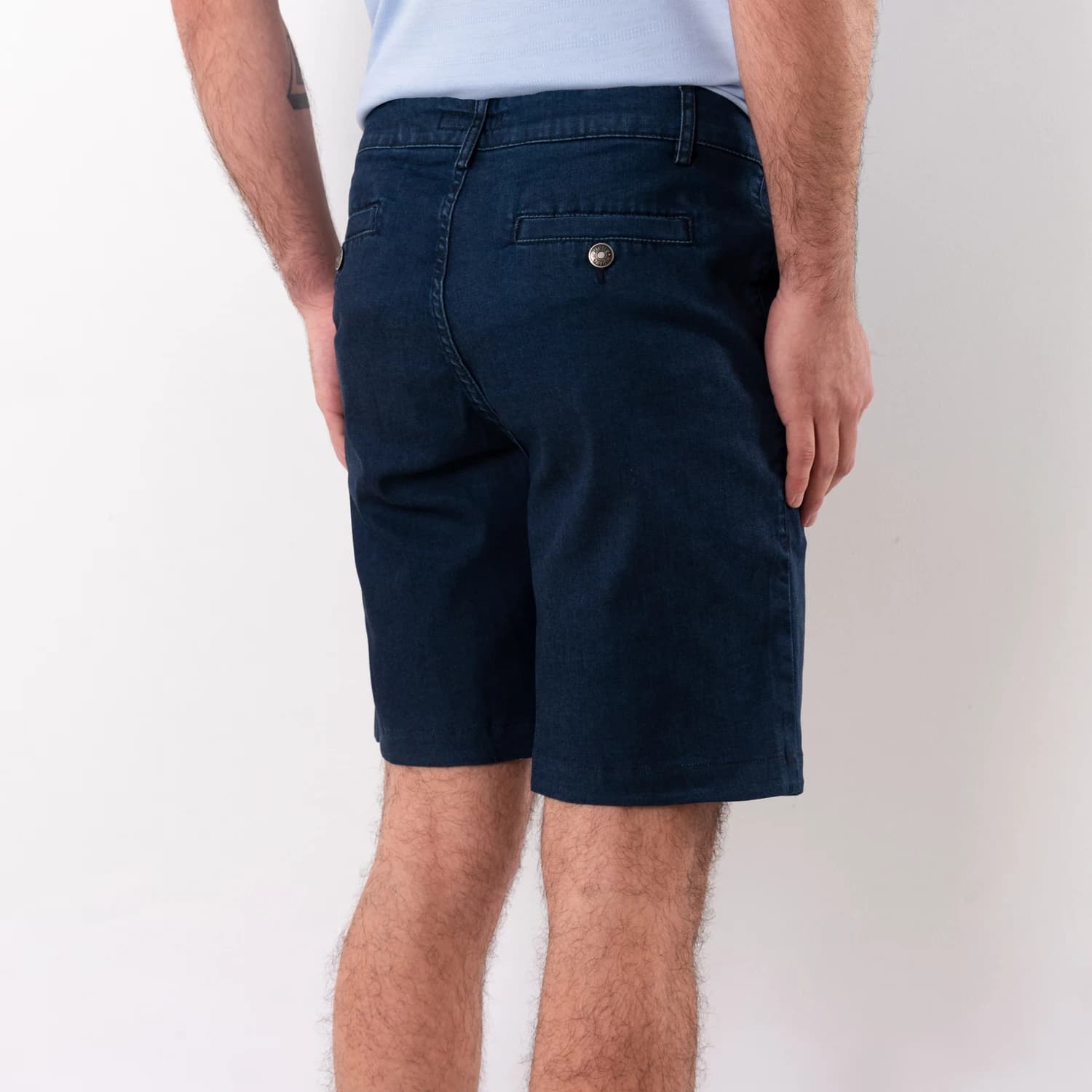 Bermuda Denim con diseño Francés SH-6221SHH vista 2