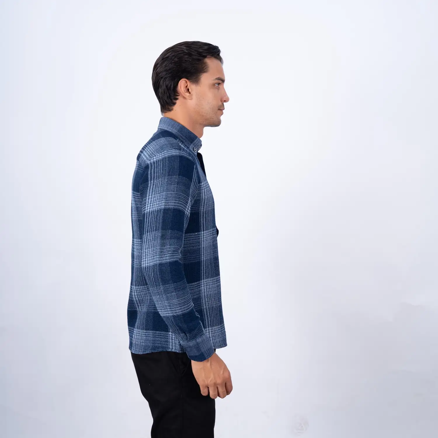 Camisa ML Etiqueta Pierre Cardin Jeans con diseño Francés PC-63502CA vista 3
