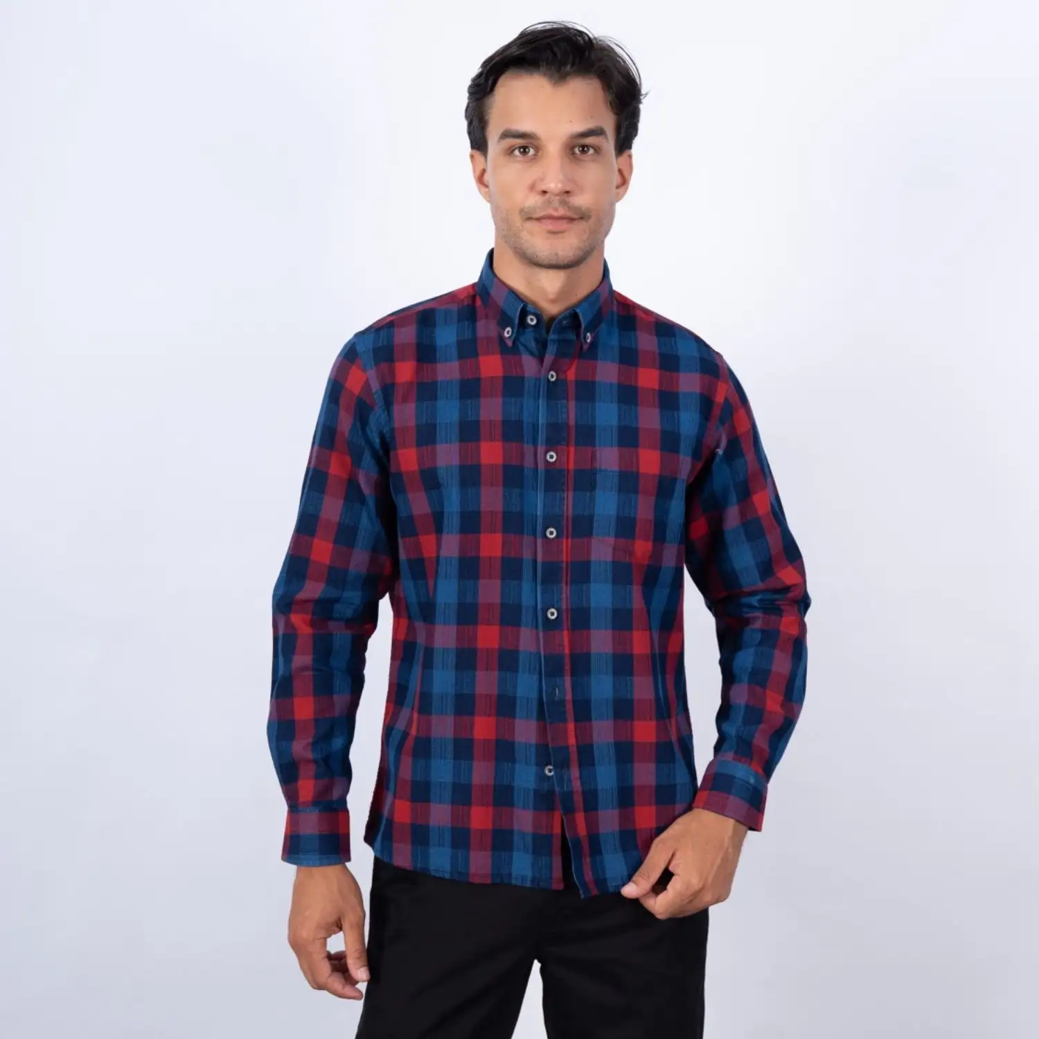 Camisa ML Etiqueta Pierre Cardin Jeans con diseño Francés PC-63504CA