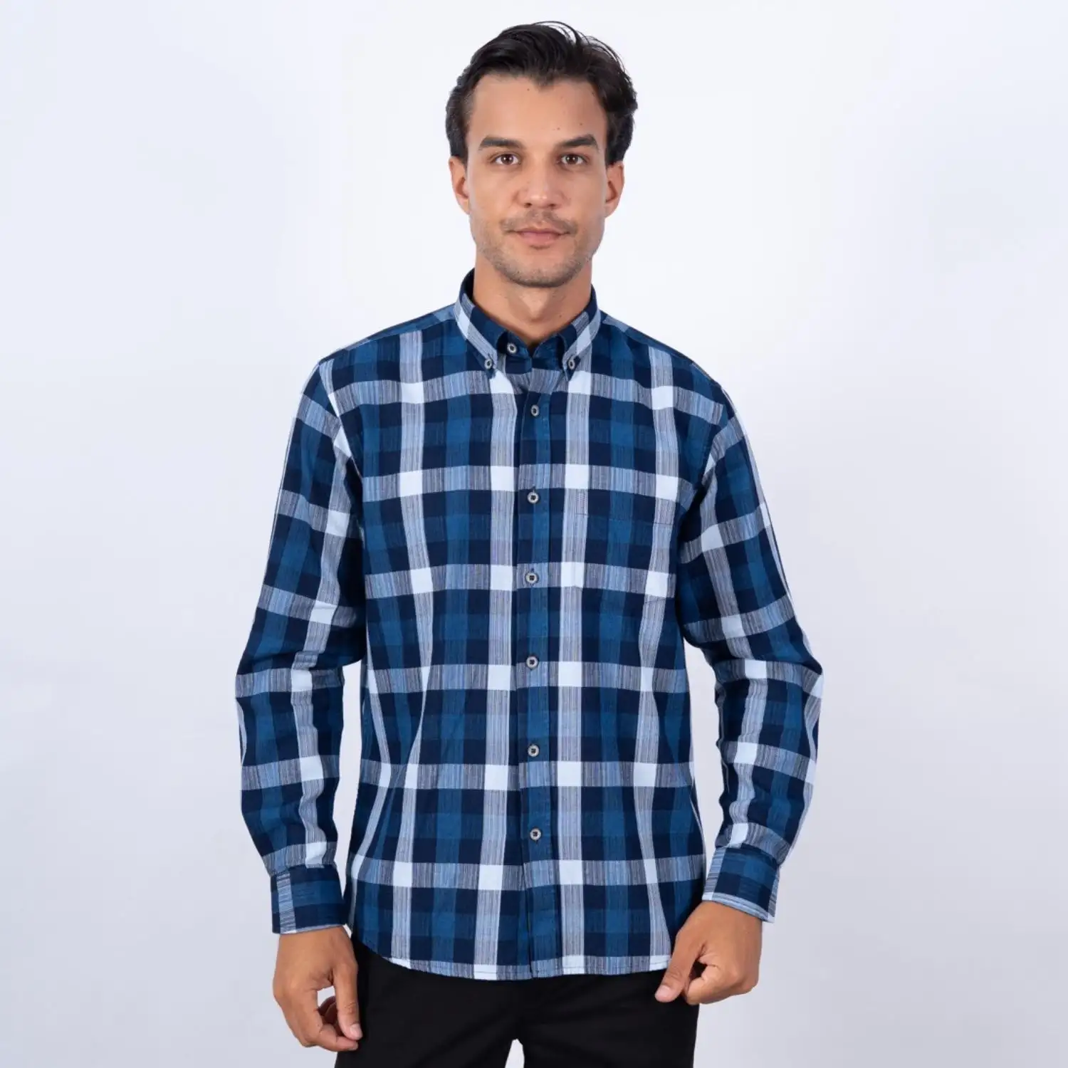 Camisa ML Etiqueta Pierre Cardin Jeans con diseño Francés PC-63501CA
