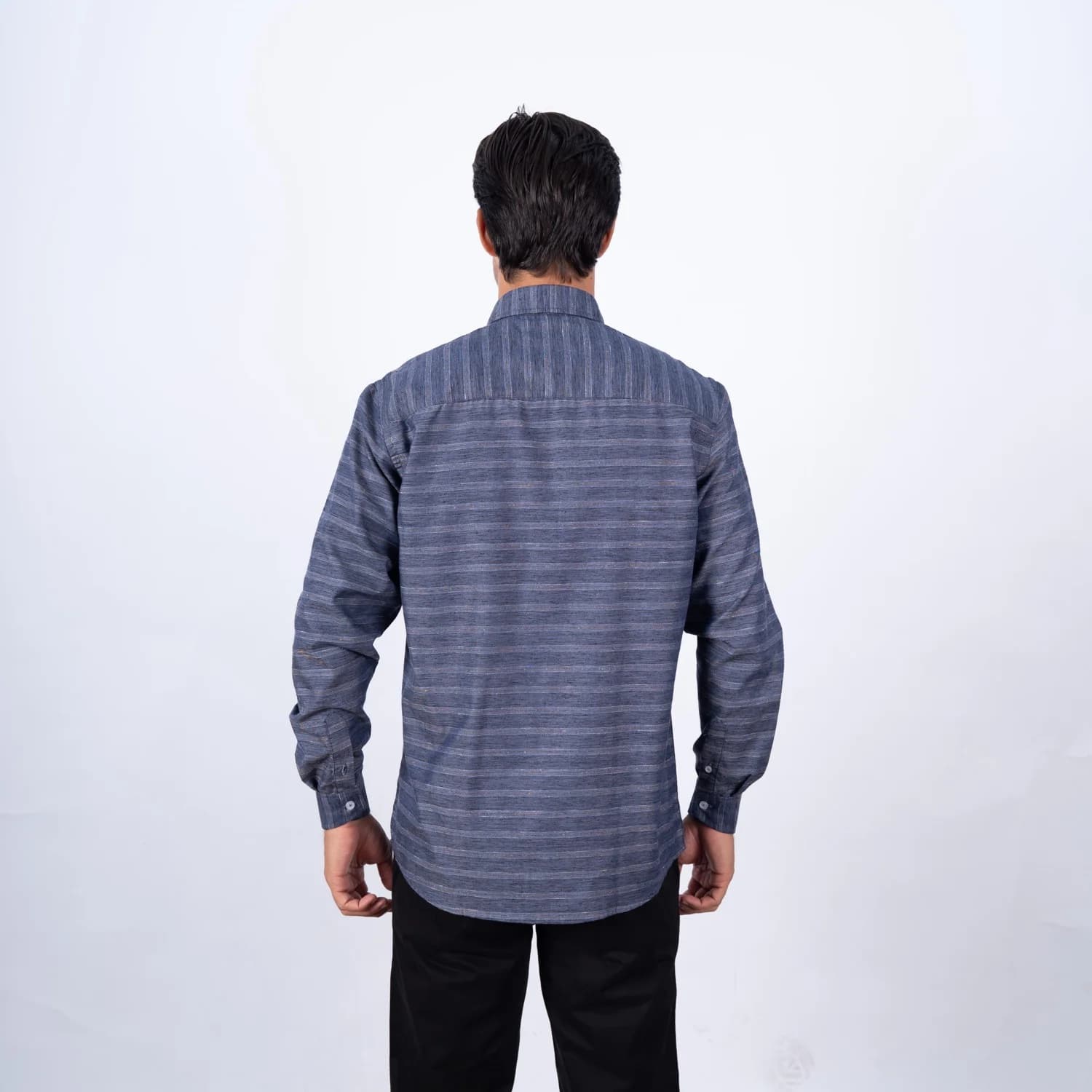 Camisa ML Etiqueta Azul PC-63617CA vista 3