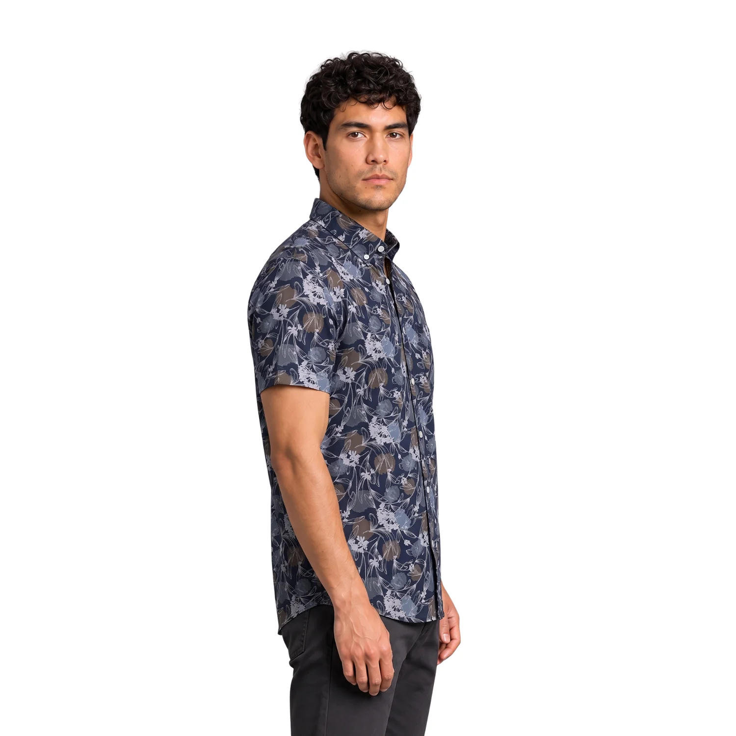 Camisa manga corta Estampada Etiqueta Azul con diseño Francés vista 2