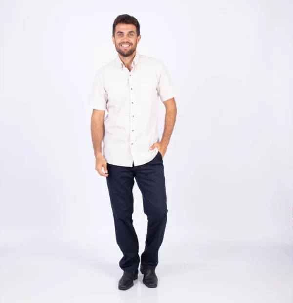 Camisa MC Etiqueta Linen Collection PC-60419CA - Imagen 7