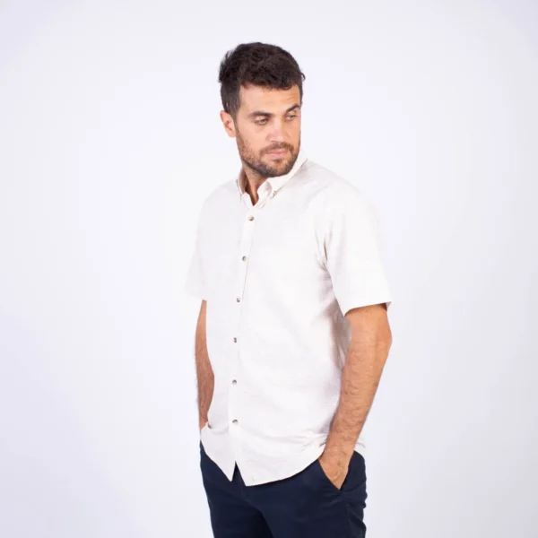 Camisa MC Etiqueta Linen Collection PC-60419CA