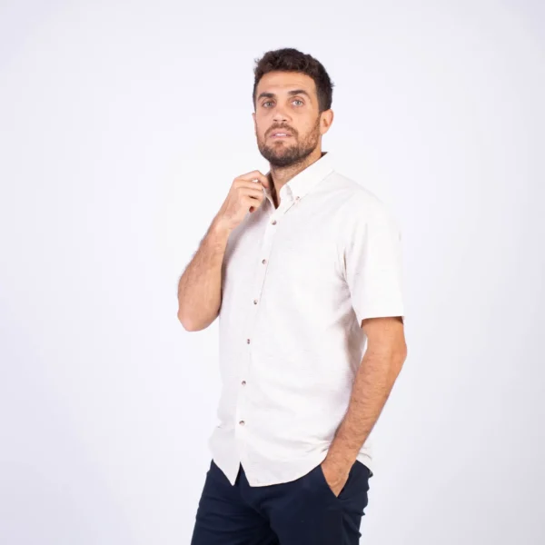 Camisa MC Etiqueta Linen Collection PC-60419CA - Imagen 4