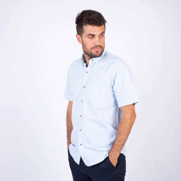 Camisa MC Etiqueta Linen Collection PC-60419CA - Imagen 9