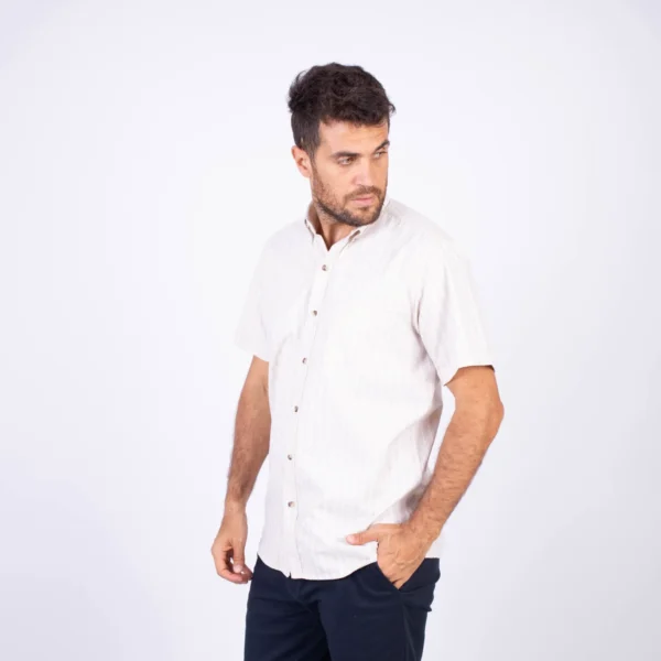 Camisa MC Etiqueta Linen Collection PC-60402CA - Imagen 6