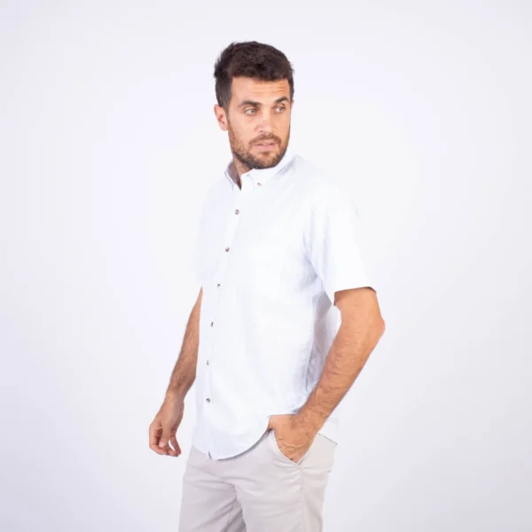 Camisa MC Etiqueta Linen Collection PC-60402CA - Imagen 11