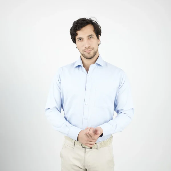 CAMISA ML VESTIR ETQ AZUL PC-6014CAA - Imagen 10