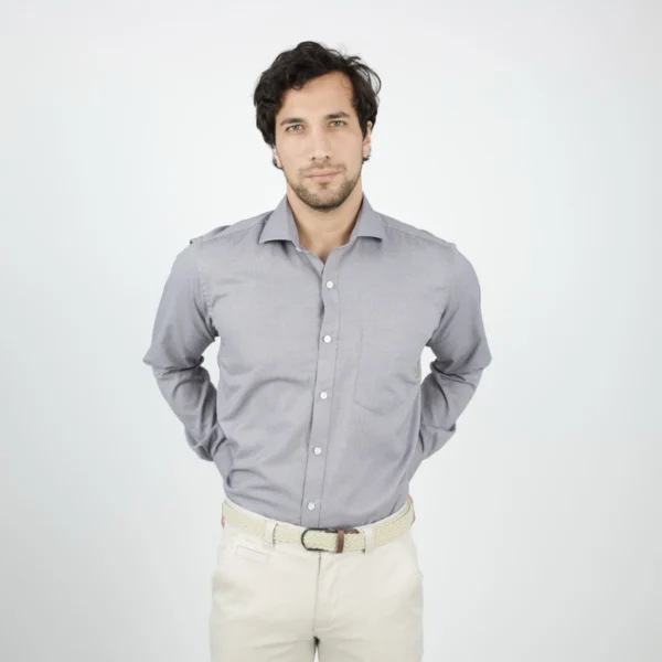 CAMISA ML VESTIR ETQ AZUL PC-6014CAA - Imagen 2