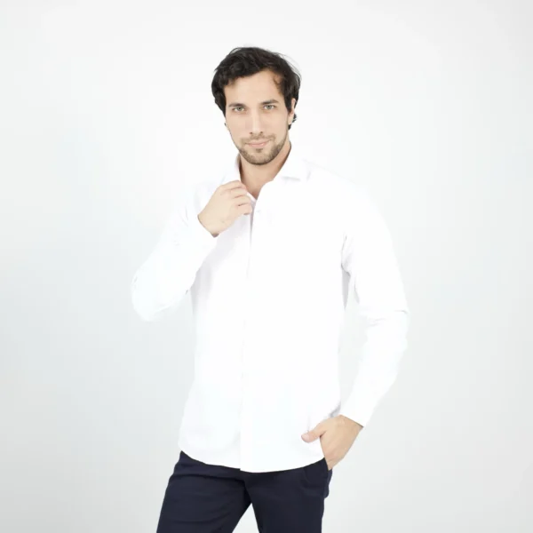 CAMISA ML VESTIR ETQ AZUL PC-6014CAA - Imagen 17
