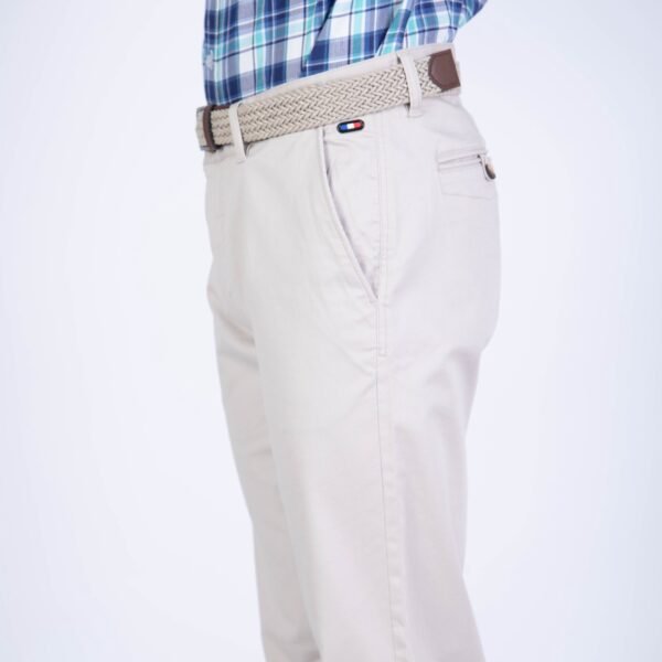 PANT. DRILL STRECH CON DISEÑO FRANCÉS PC-6104PA - Imagen 4