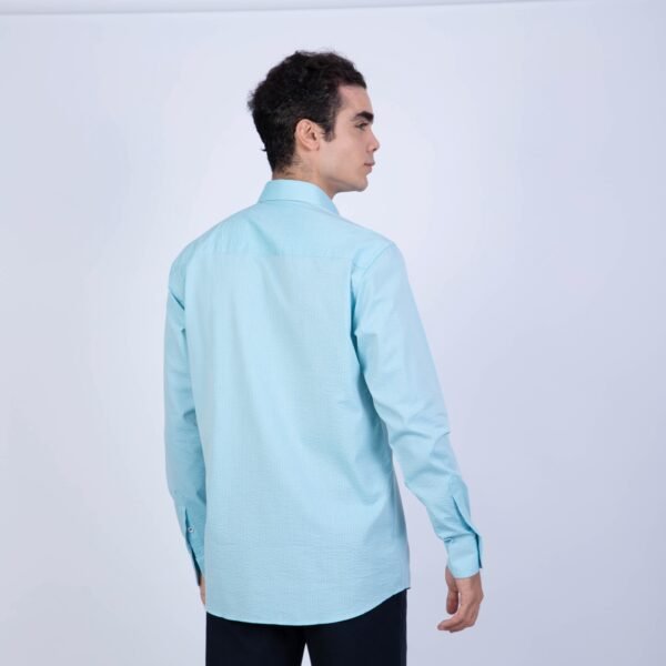 CAMISA ML SEERSUCKER ETQ AZUL PC-61622CA - Imagen 4
