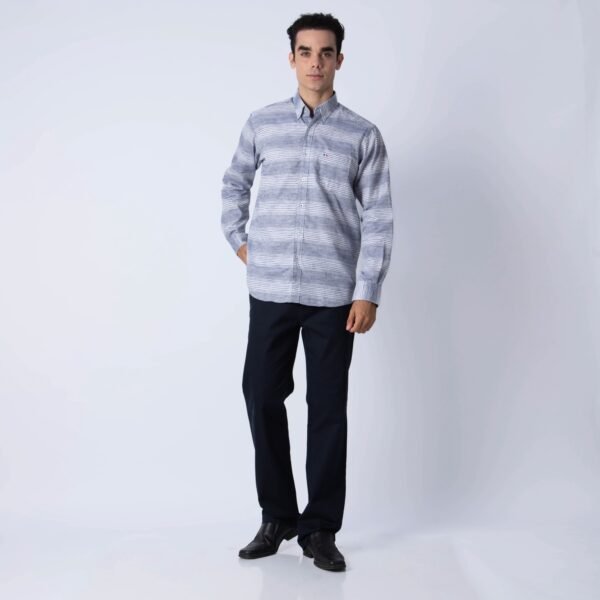 CAMISA ML ETQ AZUL PC-61619CA - Imagen 2