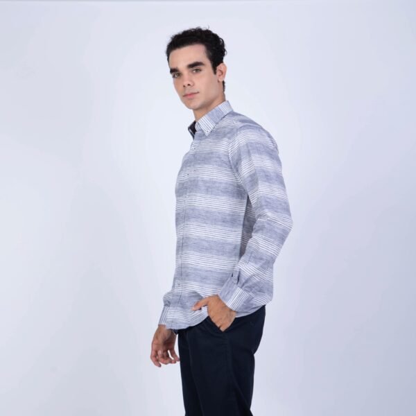 CAMISA ML ETQ AZUL PC-61619CA - Imagen 3