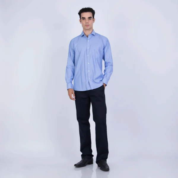 Camisa ML de Vestir Sport Etiqueta Azul con cuello frances PC-6104CA - Imagen 10