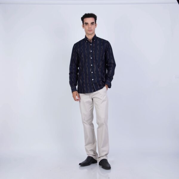 CAMISA ML ETQ AZUL PC-61623CA - Imagen 2