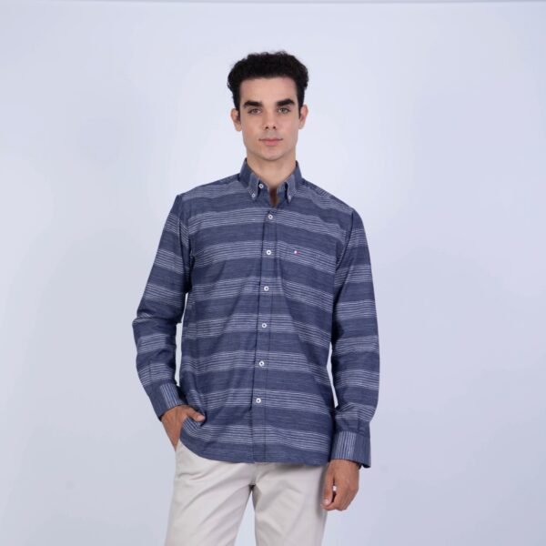 CAMISA ML ETQ AZUL PC-61619CA - Imagen 10