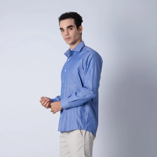 Camisa ML de Vestir Sport Etiqueta Azul con cuello frances PC-6104CA - Imagen 21