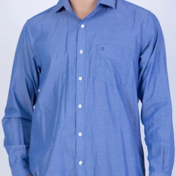 Camisa ML de Vestir Sport Etiqueta Azul con cuello frances PC-6104CA - Imagen 18