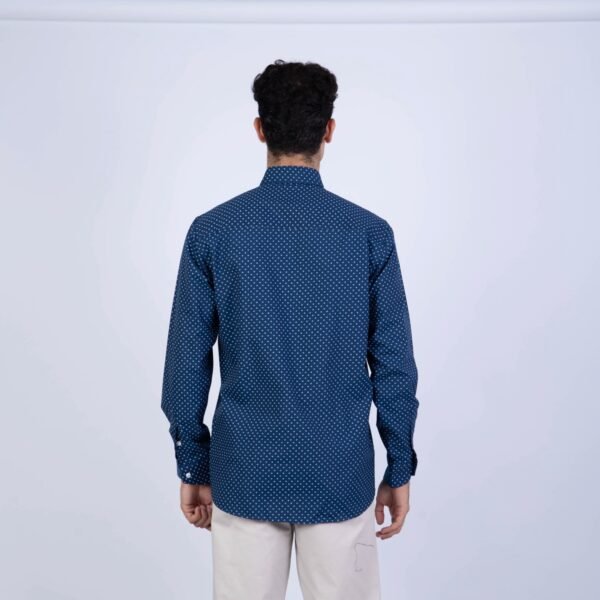 CAMISA ML ESTAMPADA ETQ AZUL  PC-61614CA - Imagen 9