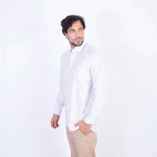CAMISA ML ETQ ITALY LINO PC-61808CAA - Imagen 3