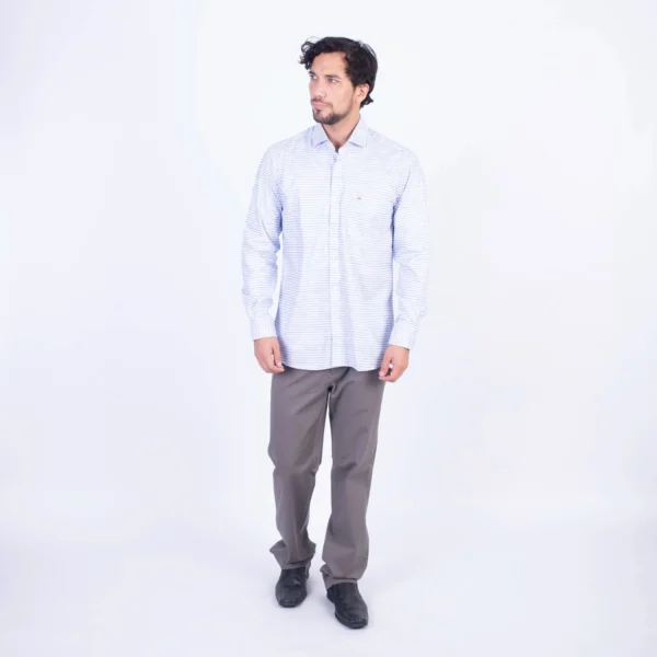 CAMISA ML ETQ ITALY LINO PC-61808CAA
