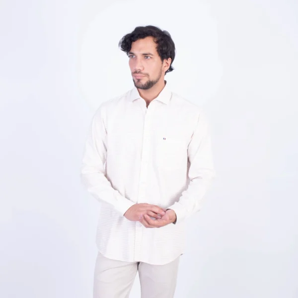 CAMISA ML ETQ ITALY LINO PC-61808CAA - Imagen 8