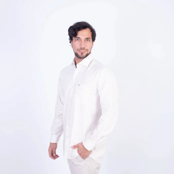 CAMISA ML ETQ ITALY LINO PC-61808CAA - Imagen 7
