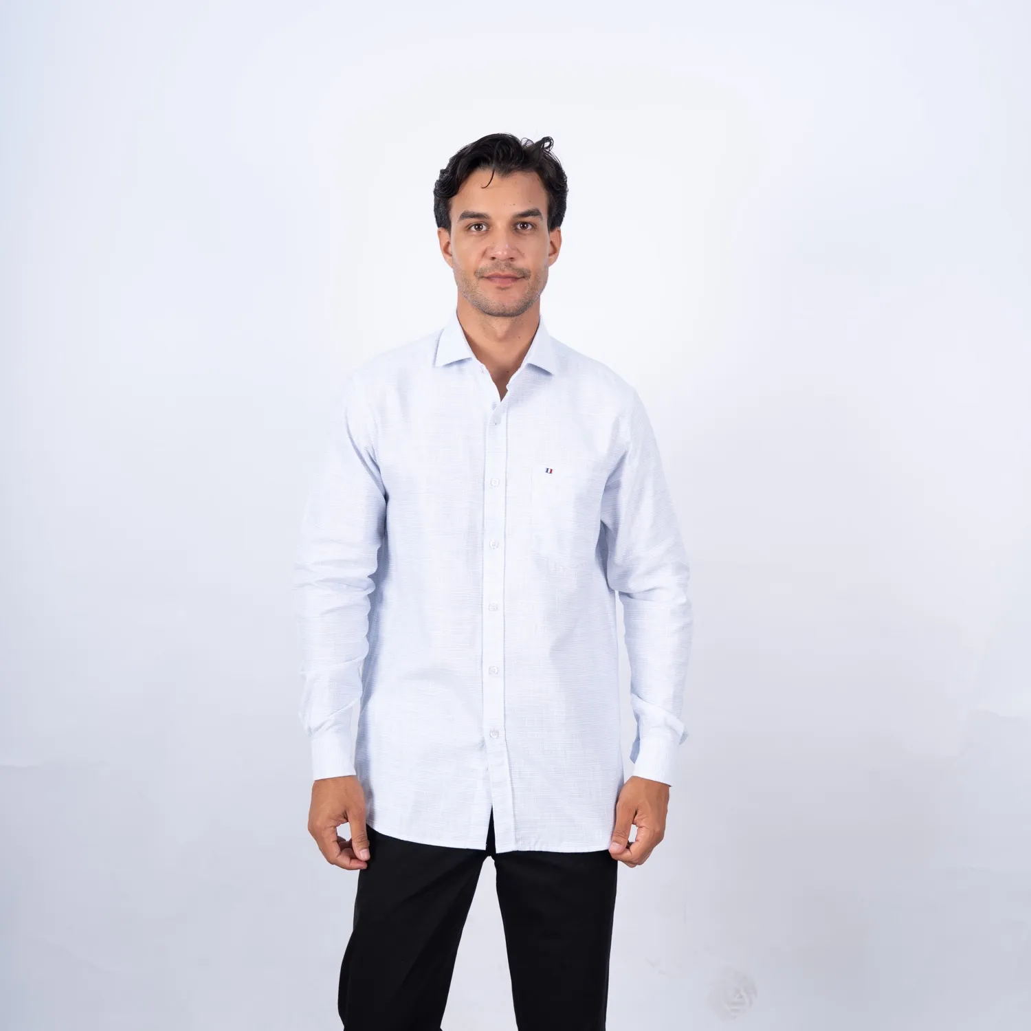 Camisa ML Etiqueta Tessuto PC-63780CAA