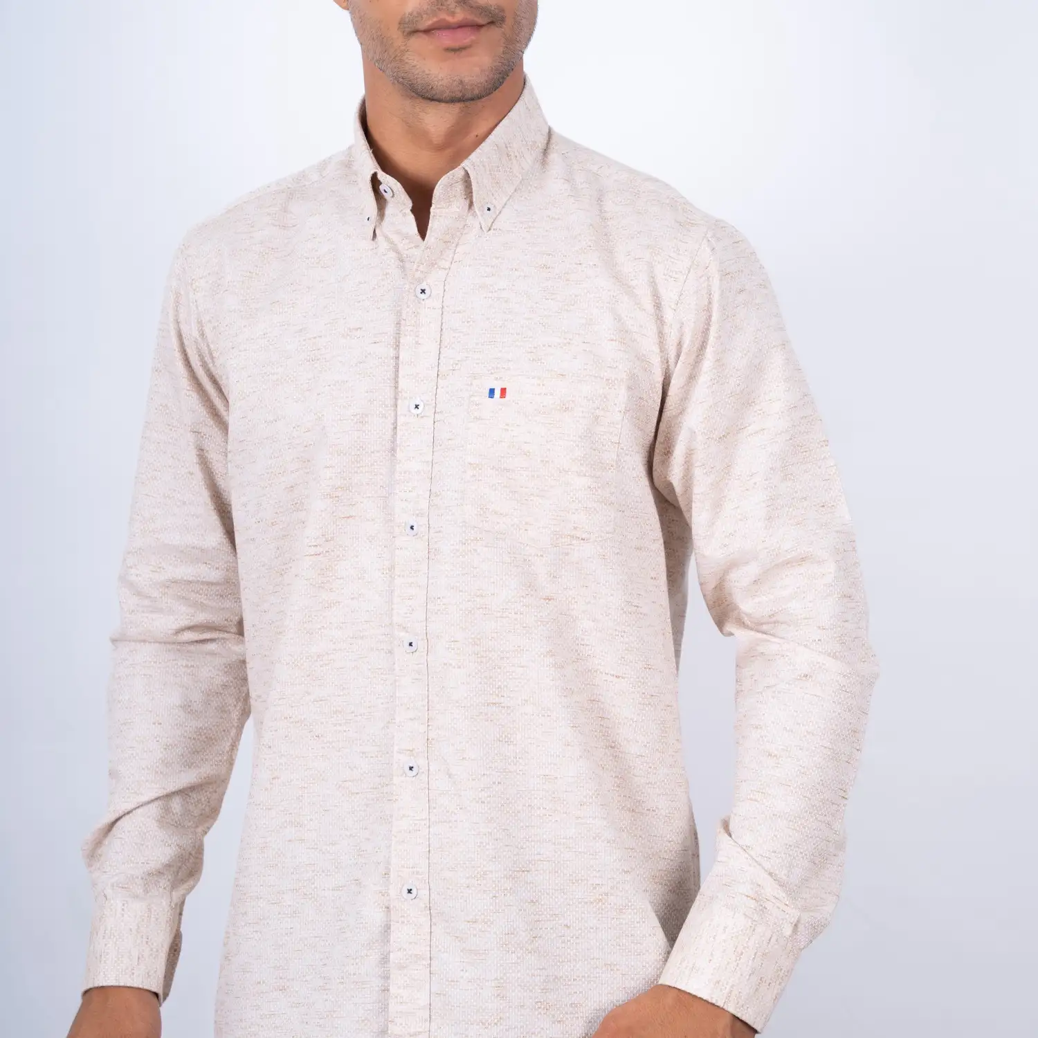 Camisa ML Etiqueta Azul con diseño Francés PC-63611CA - Imagen 11