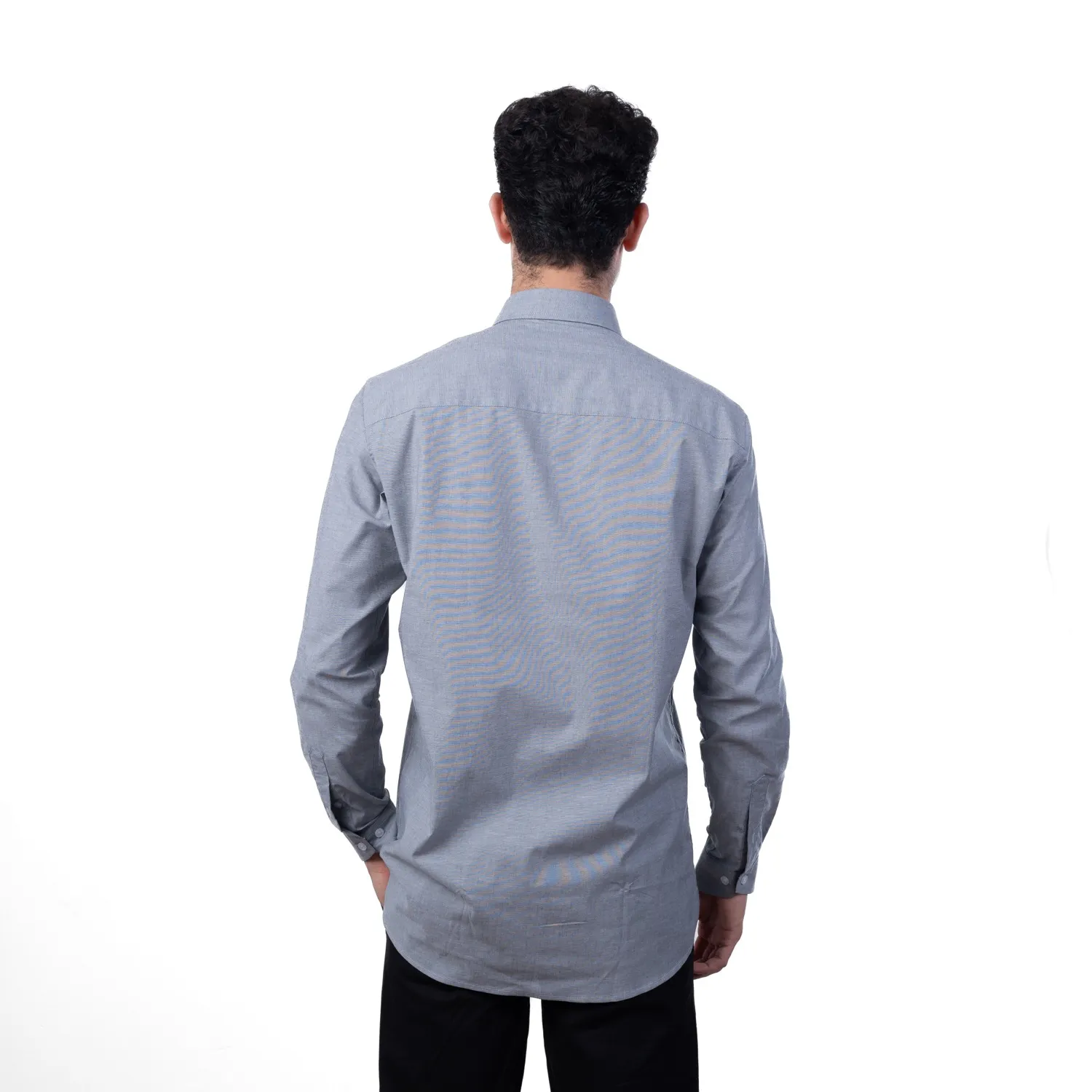 Camisa ML Color Entero Etiqueta Tessuto made in Italy con diseño Francés PC-63771CAA - Imagen 25