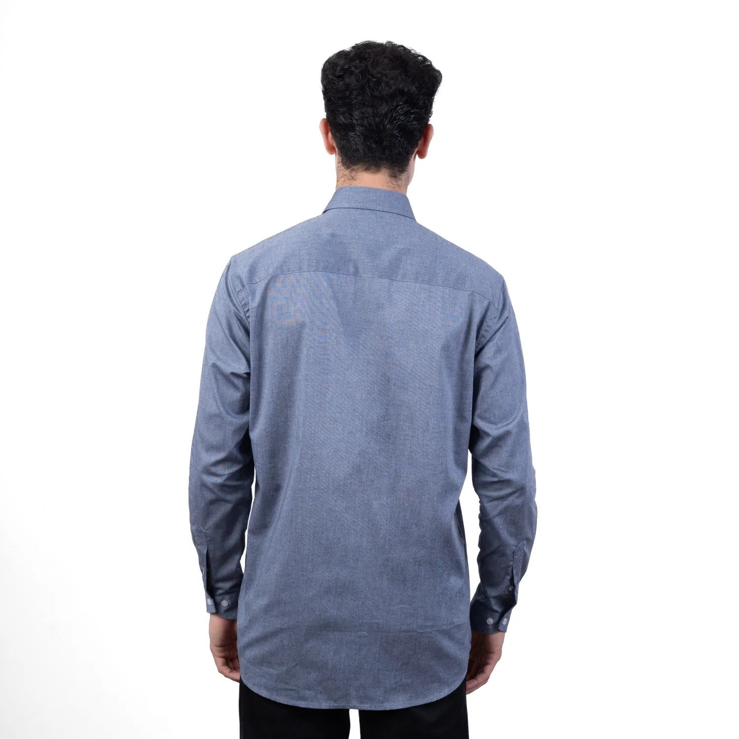 Camisa ML Color Entero Etiqueta Tessuto made in Italy con diseño Francés PC-63771CAA - Imagen 18